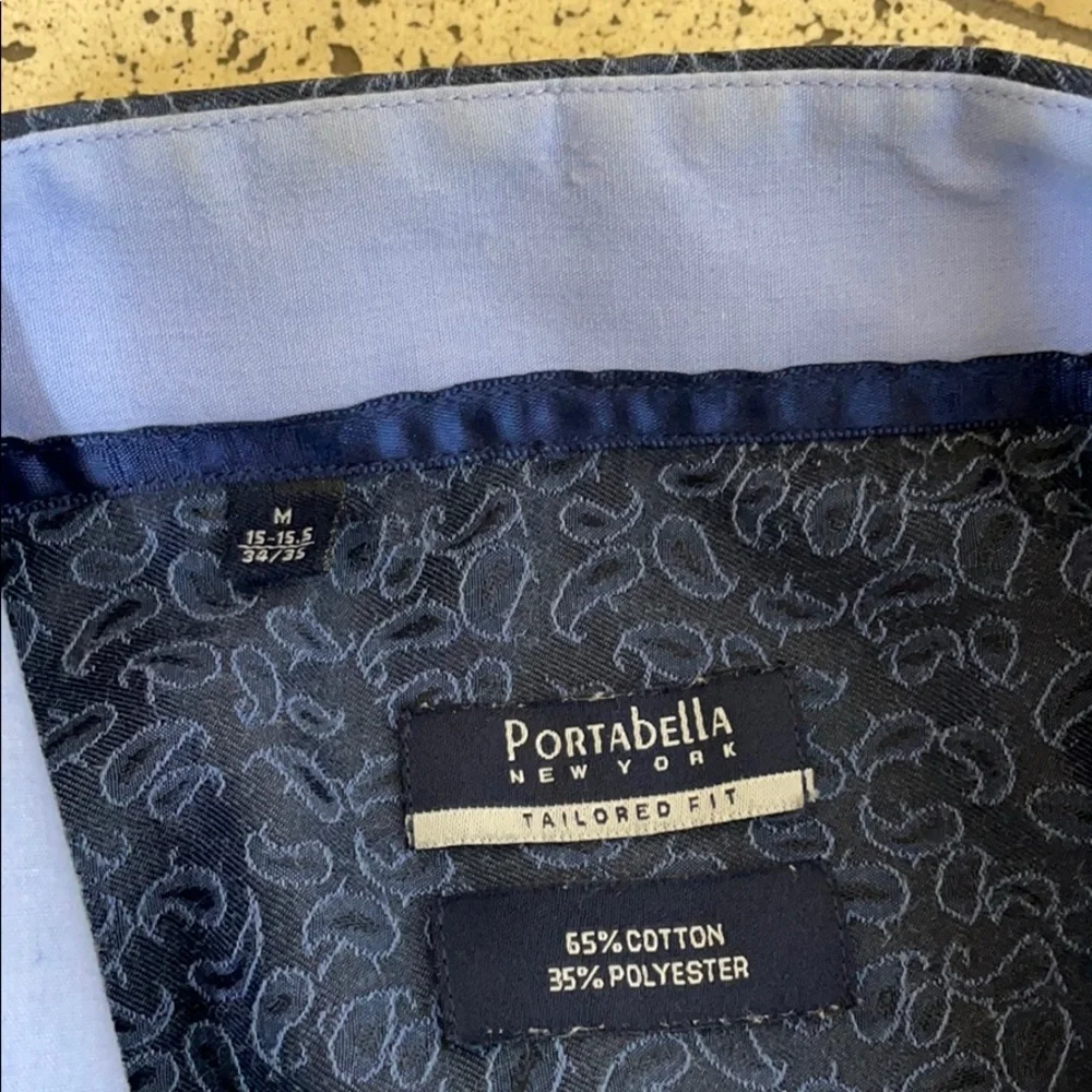 Portabella New York Buttoned polo shirt / medium - Picture 2 of 10
